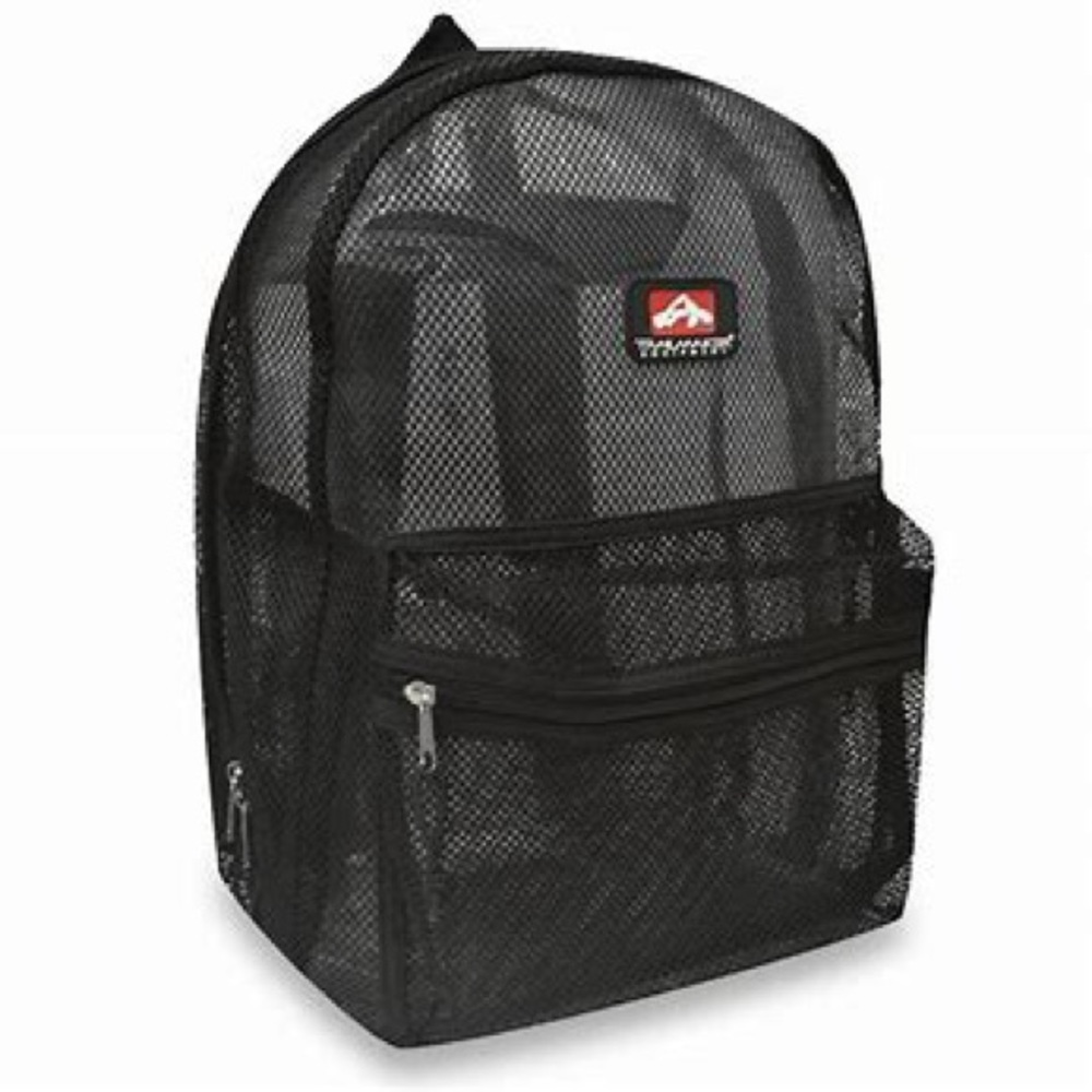 Trailmaker Basic Mesh Black Backpack - image 1